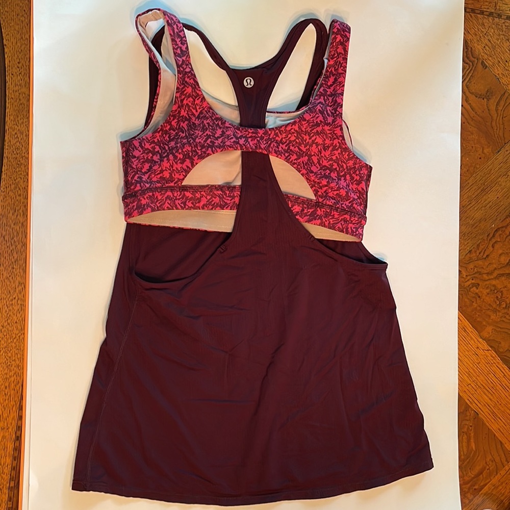 Lululemon Tank with Built in Bra - Picture 2 of 3